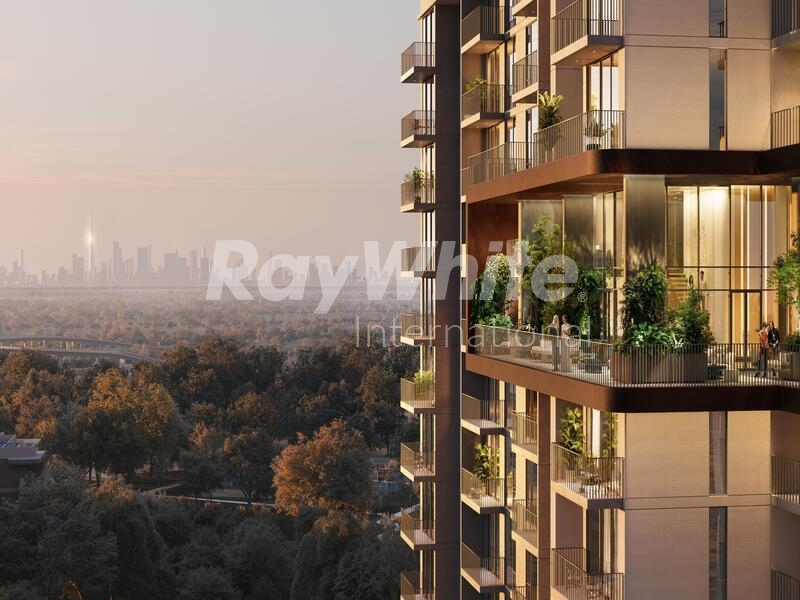 Original Price | 2BR + Maid | Pool and Forest View Distrikt 2 Dubailand Dubai