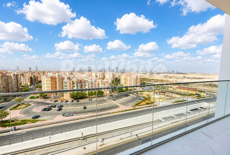Skyline View | Near Metro | Rented| Laundry room Azizi Central Al Furjan Dubai