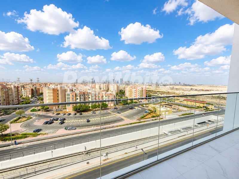 Skyline View | Near Metro | Rented| Laundry room Azizi Central Al Furjan Dubai